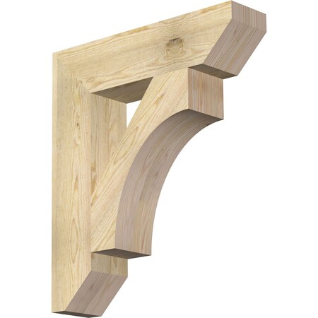 Ekena Millwork Westlake Slat Rough Sawn Bracket, Douglas Fir, 6"W x 26"D x 30"H BKT06X26X30WTL06RDF